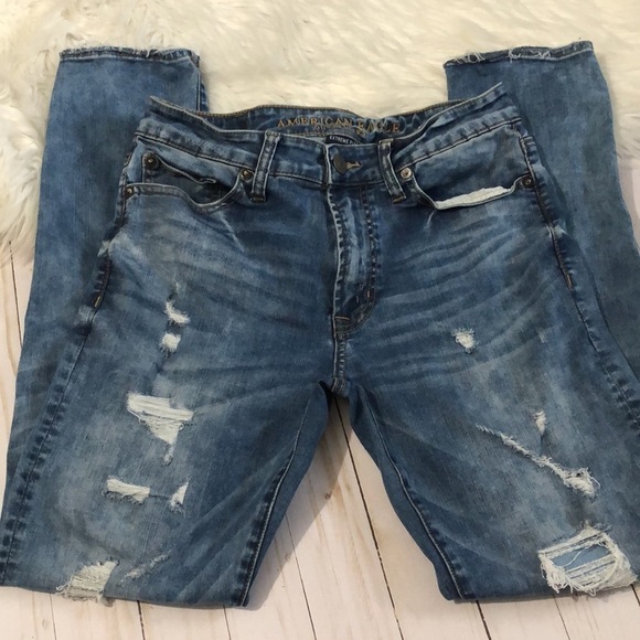 American Eagle Slim Fit distressed jeans size 29 X 30 - Picture 3 of 11